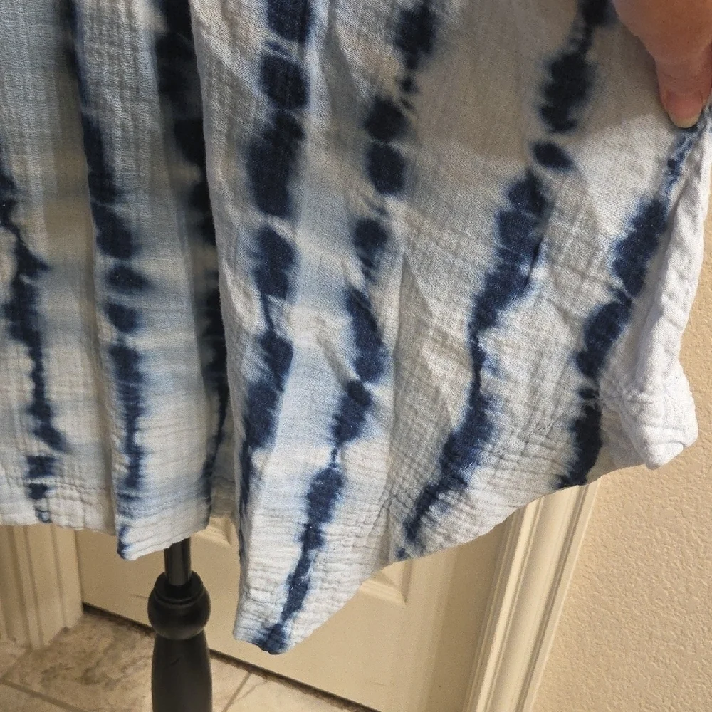 GAP Blue Tie-Dye Dress